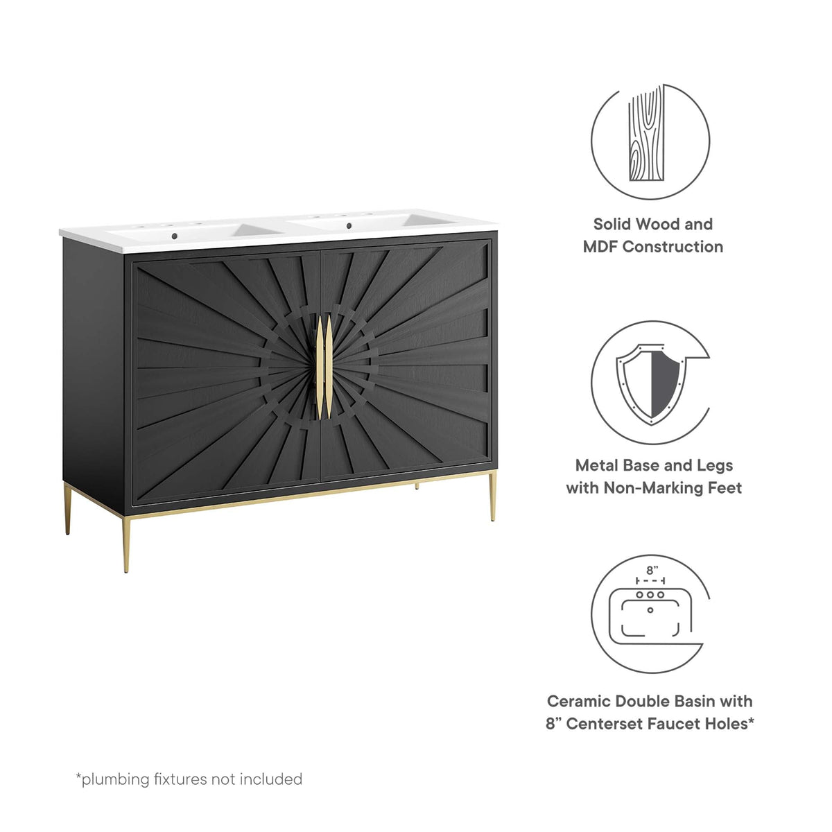 Awaken Bathroom Vanity Basin Included