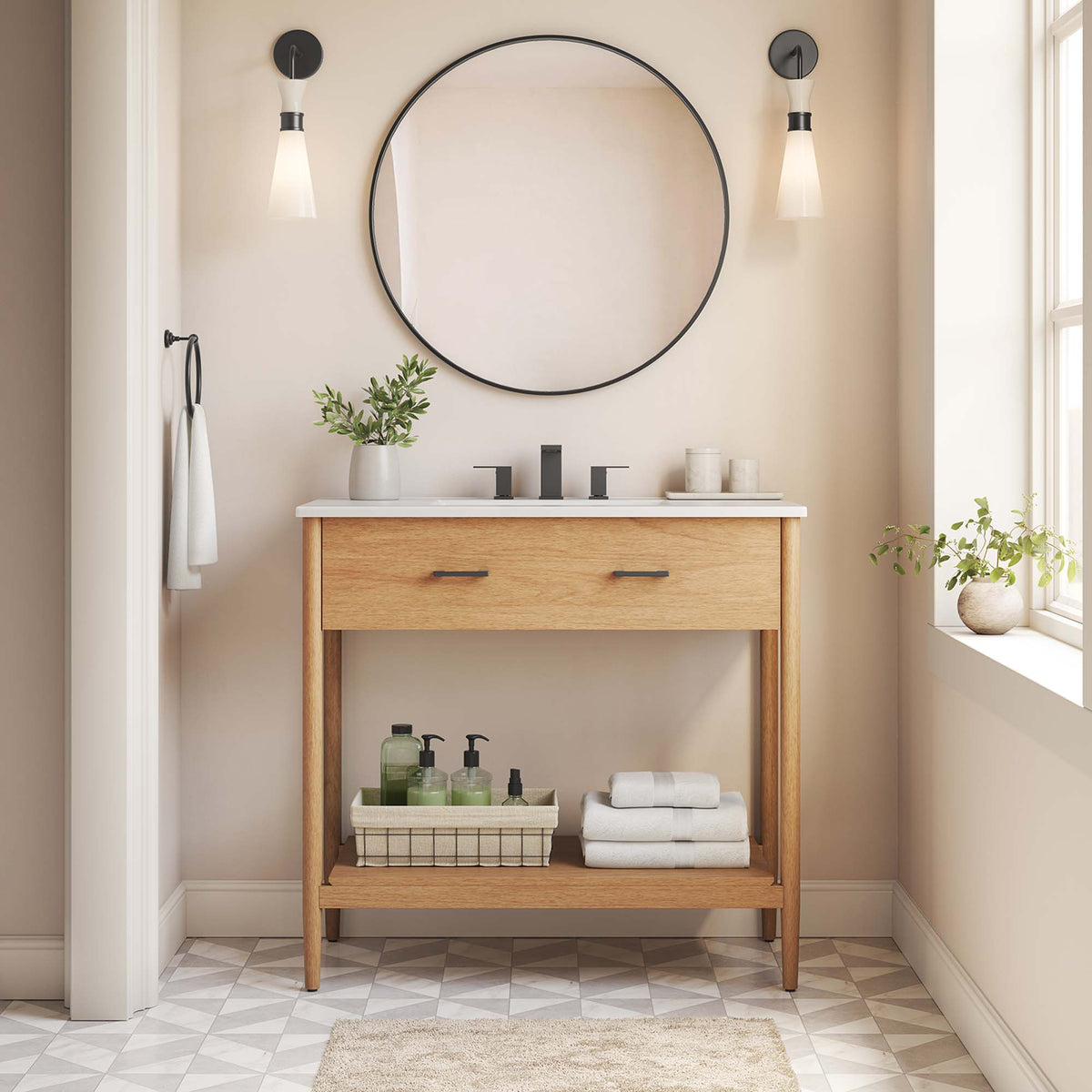 Zaire Bathroom Cabinet Basin Not Included