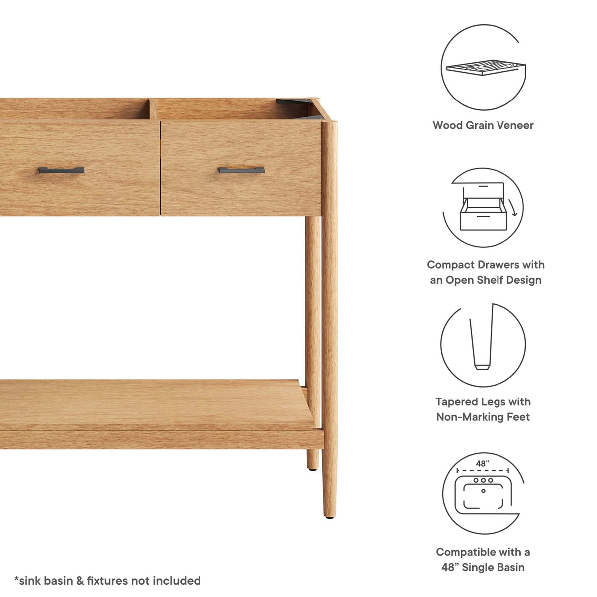 Zaire Bathroom Cabinet Basin Not Included