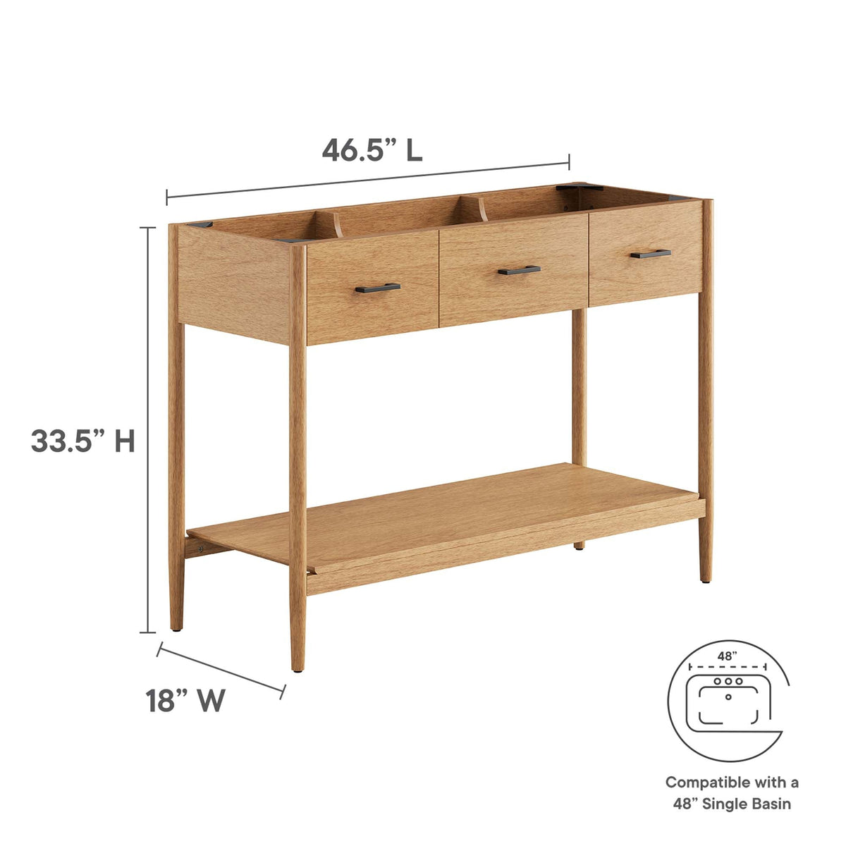 Zaire Bathroom Cabinet Basin Not Included