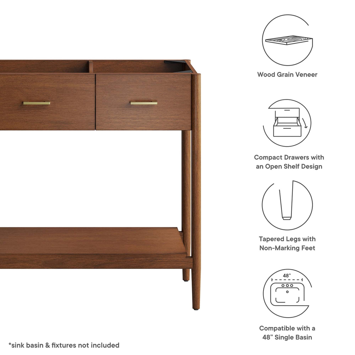 Zaire Bathroom Cabinet Basin Not Included