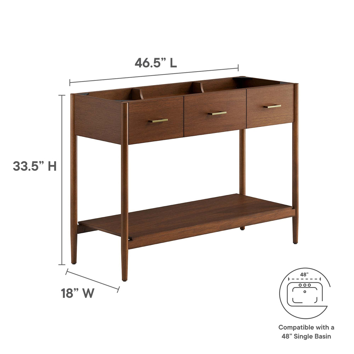 Zaire Bathroom Cabinet Basin Not Included