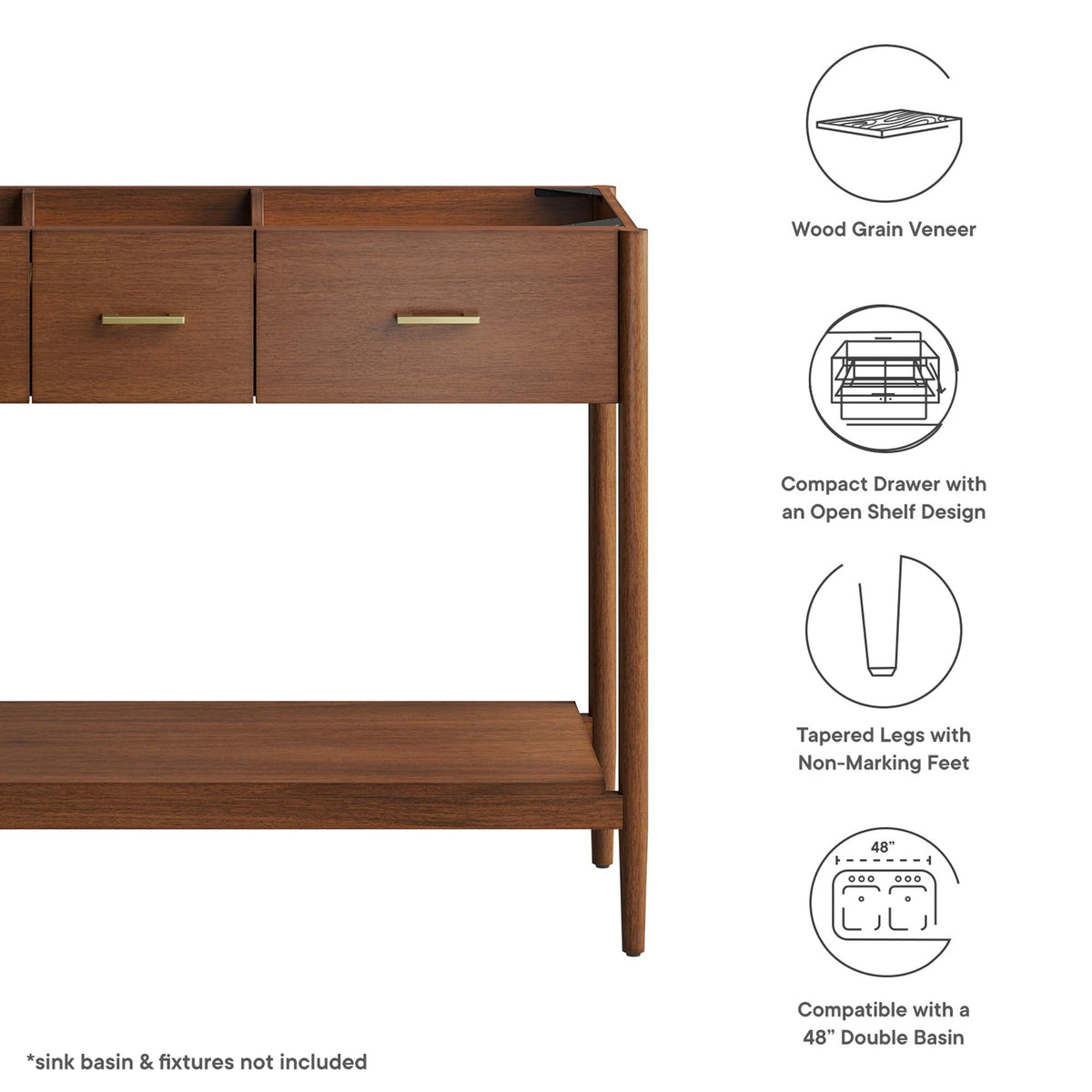 Zaire Bathroom Cabinet Basin Not Included