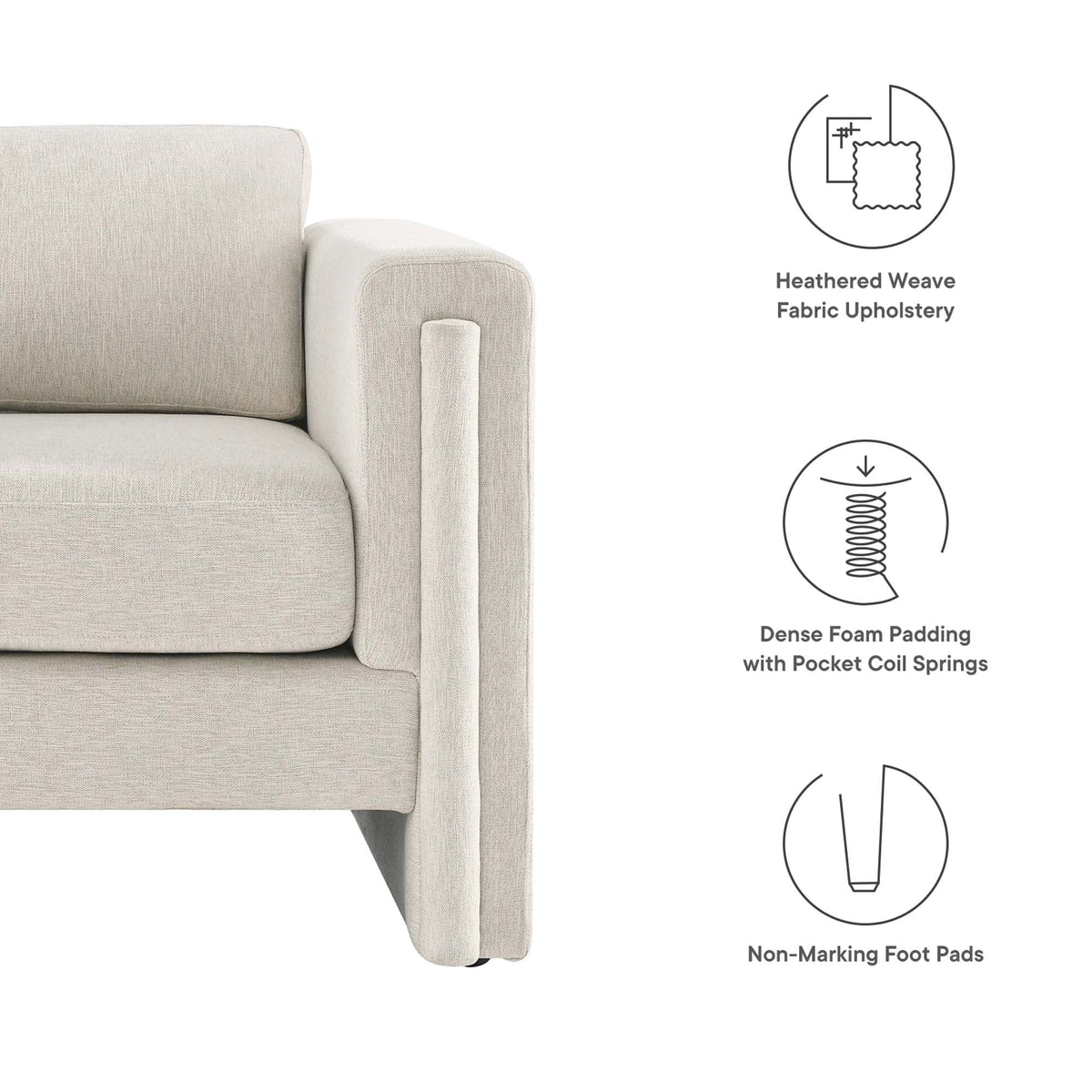 Visible Fabric Armchair - view 6