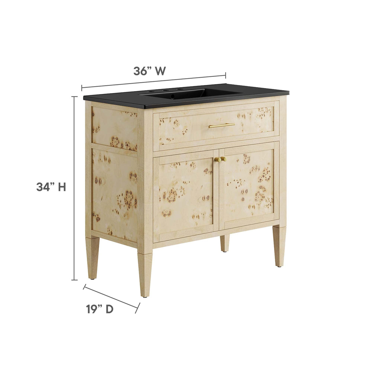 Elysian Bathroom Vanity Basin Included