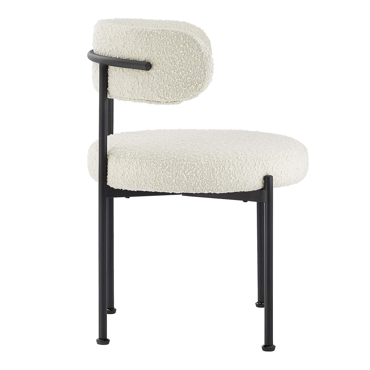 Albie Boucle Fabric Dining Chairs - Set of 2 - view 3