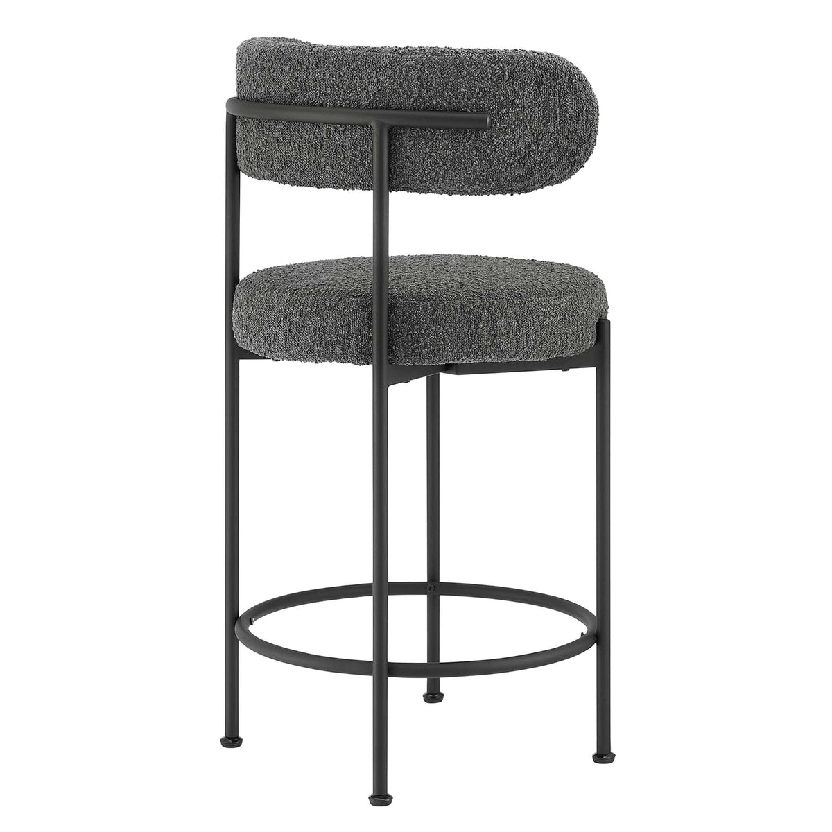 Albie Boucle Fabric Counter Stools - Set of 2 - view 7