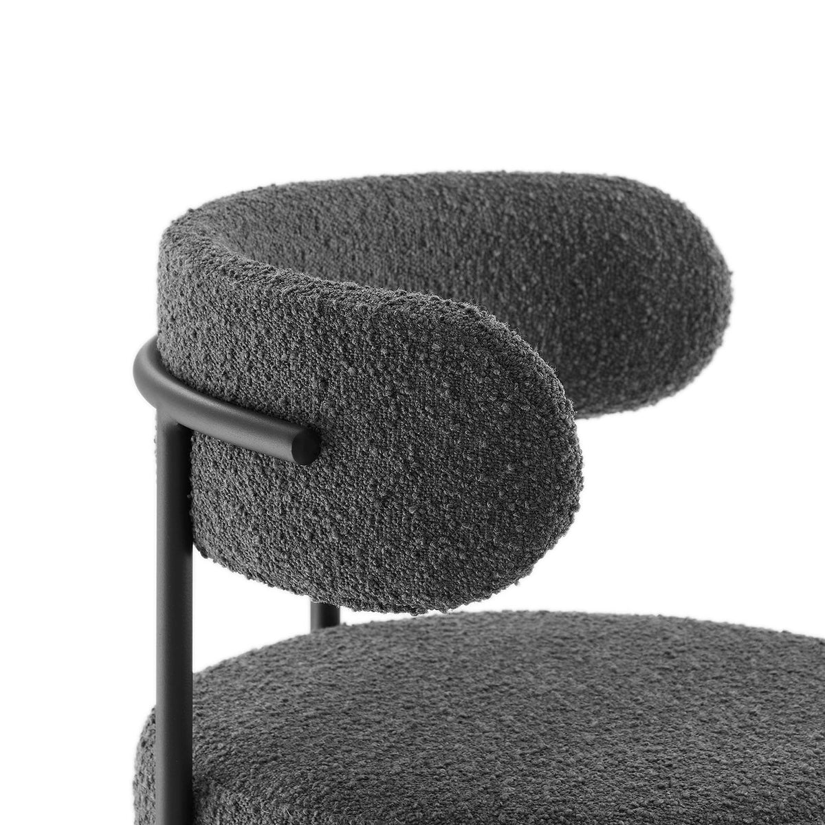 Albie Boucle Fabric Counter Stools - Set of 2 - view 11