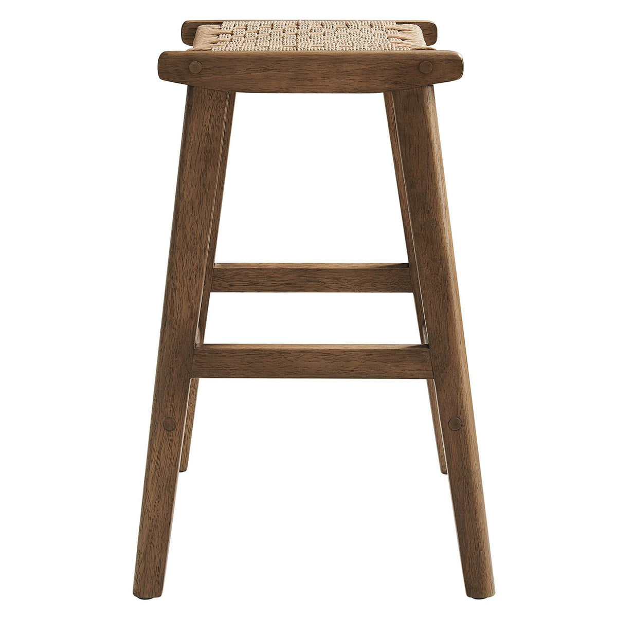 Saoirse Woven Rope Wood Counter Stool - Set of 2 - view 9