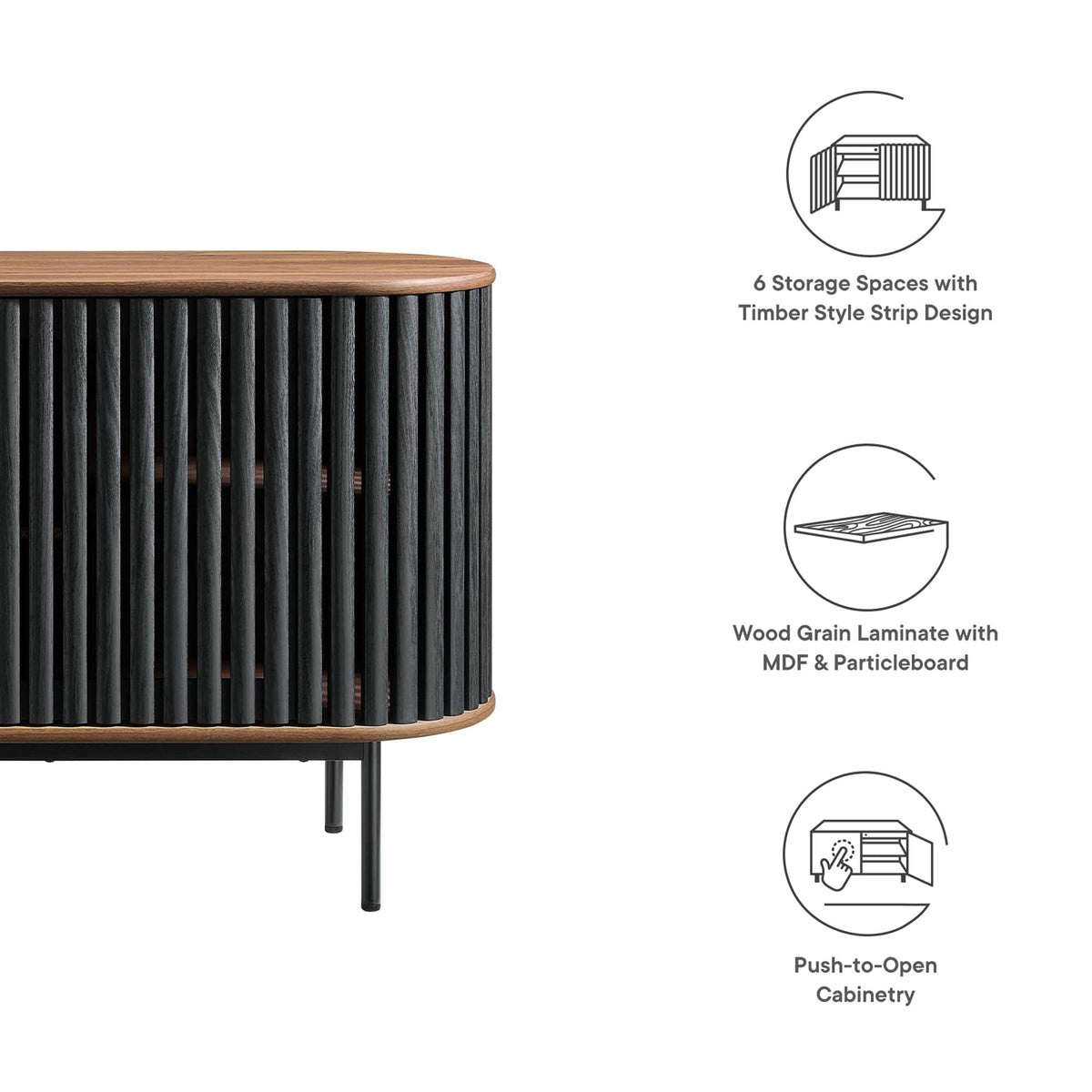 Fortitude 59” Oval Sideboard - view 14