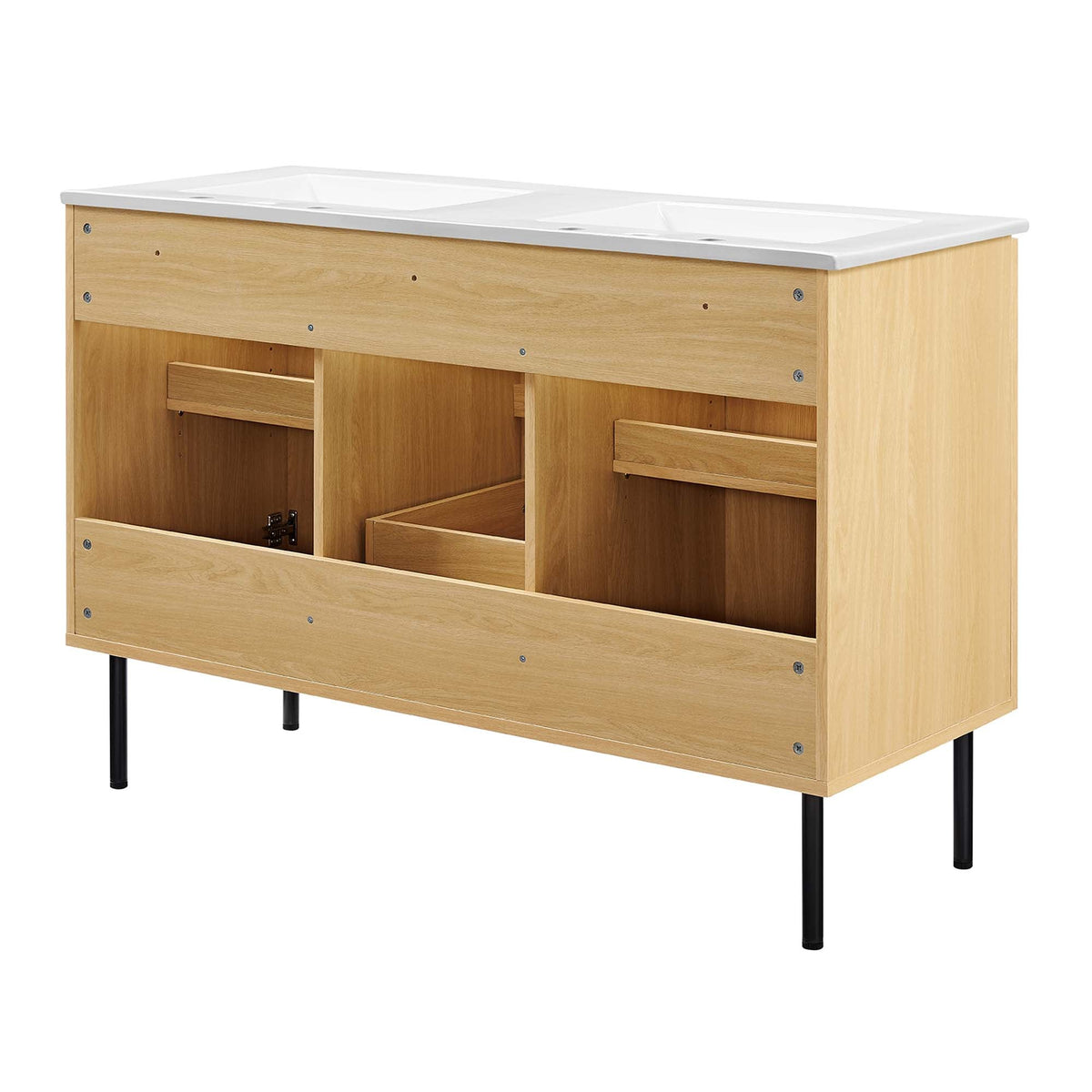 Chaucer 48" Bathroom Vanity with White Basin Included