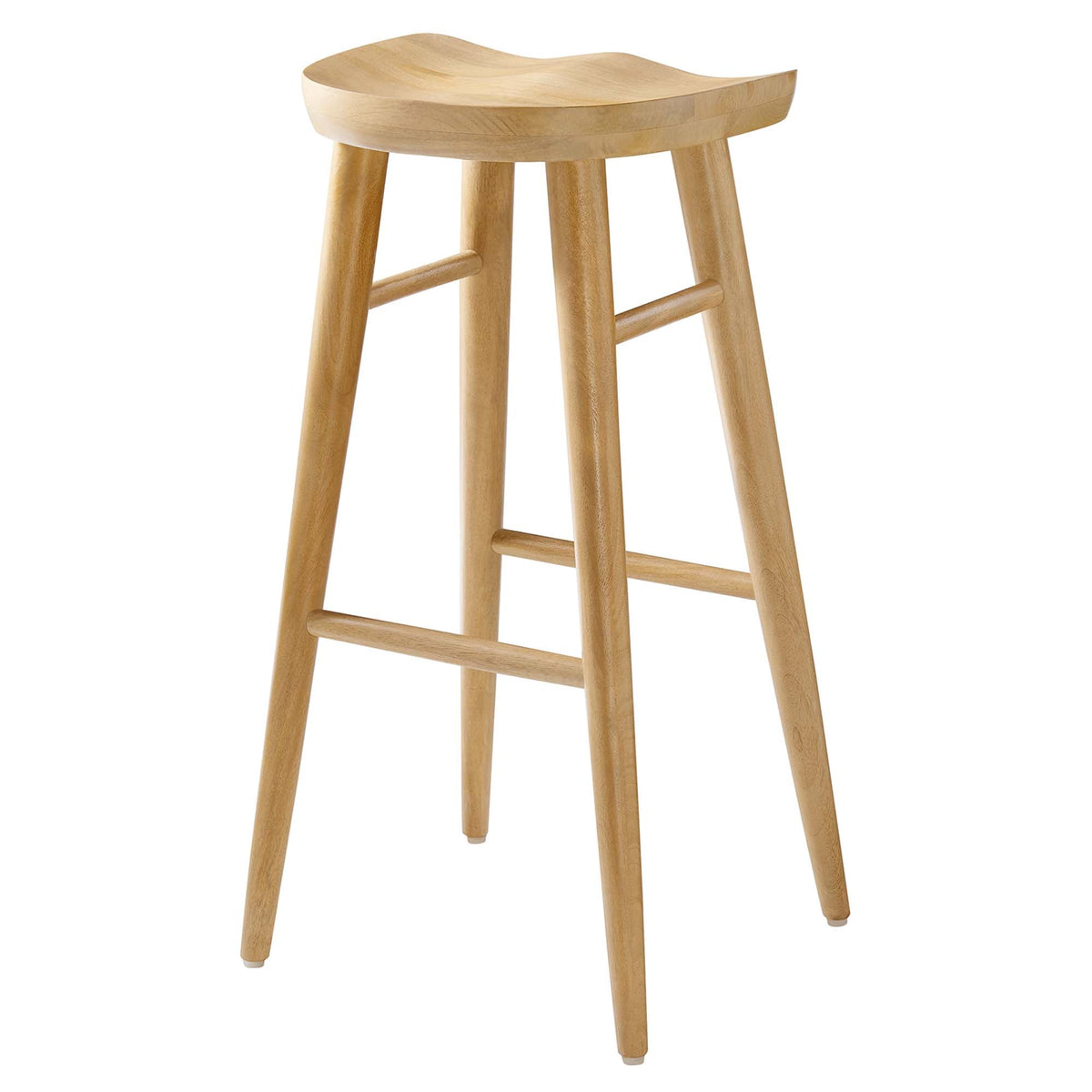 Saville Backless Wood Bar Stools - Set of 2 - view 12