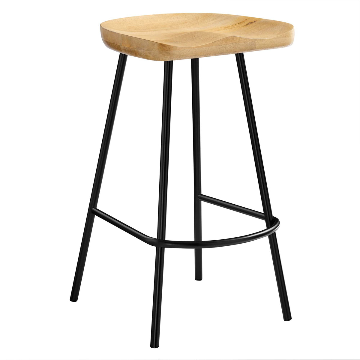 Concord Backless Wood Counter Stools - Set of 2 - view 4