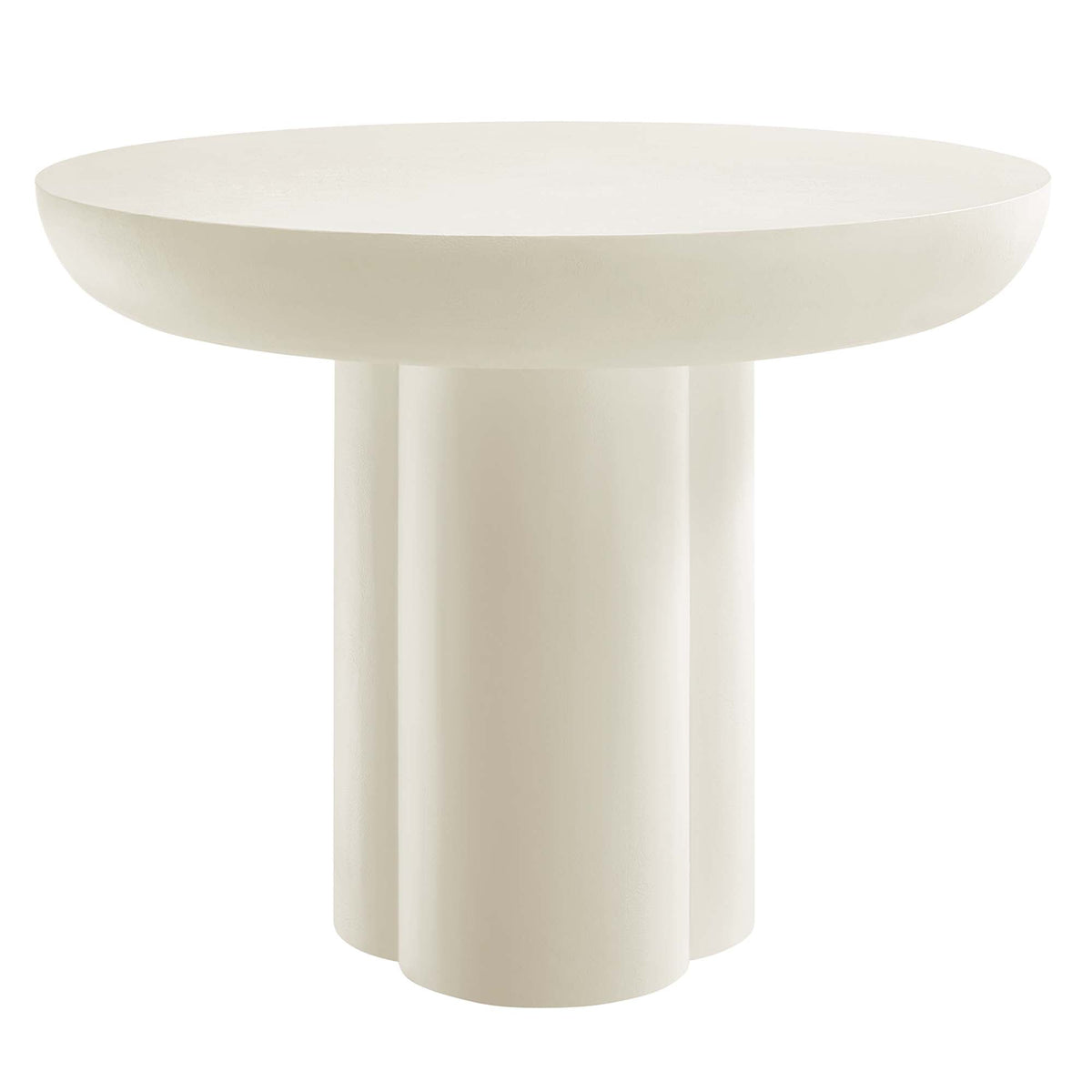 Caspian 40" Round Concrete Dining Table - view 1