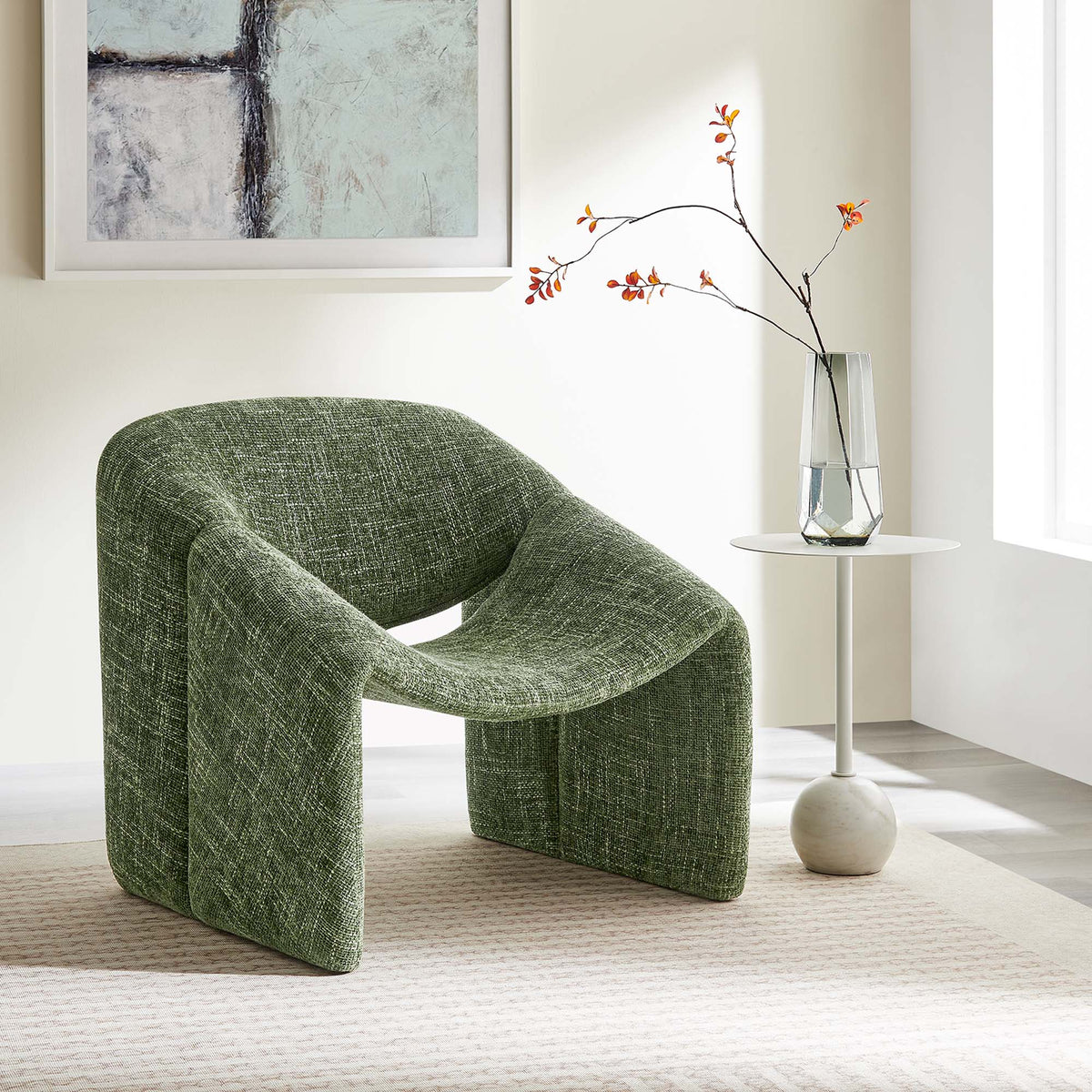 Vivi Chenille Upholstered Accent Chair - view 26