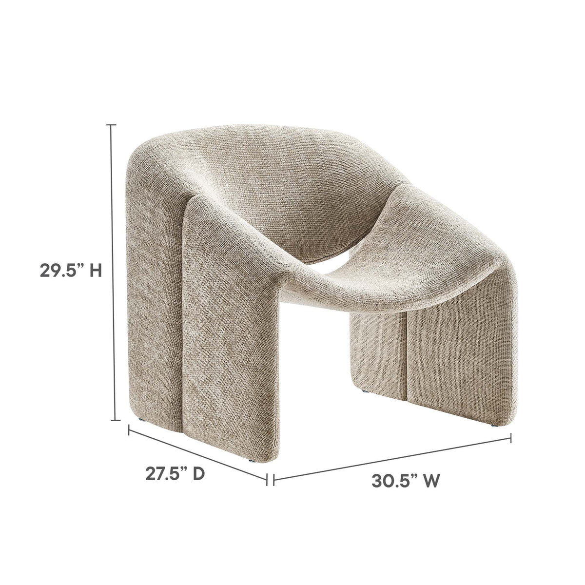 Vivi Chenille Upholstered Accent Chair - view 16