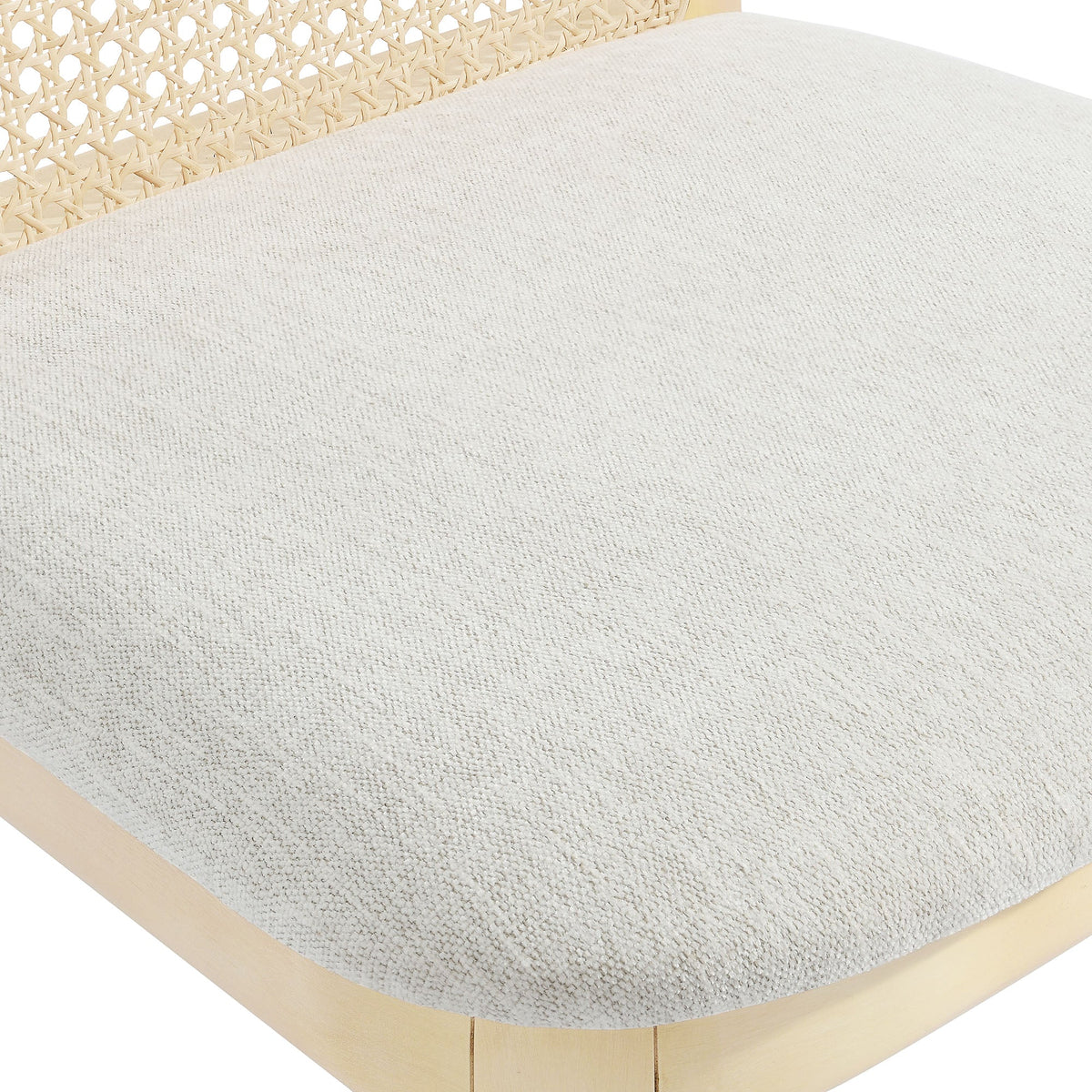 Monarch Beech Wood and Rattan Dining Side Chair