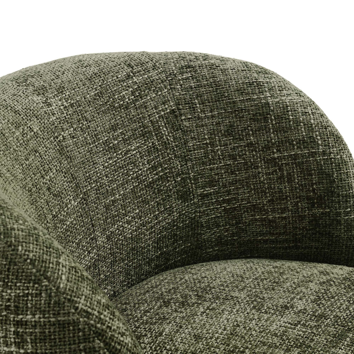 Vesta Chenille Fabric Upholstered Swivel Chair