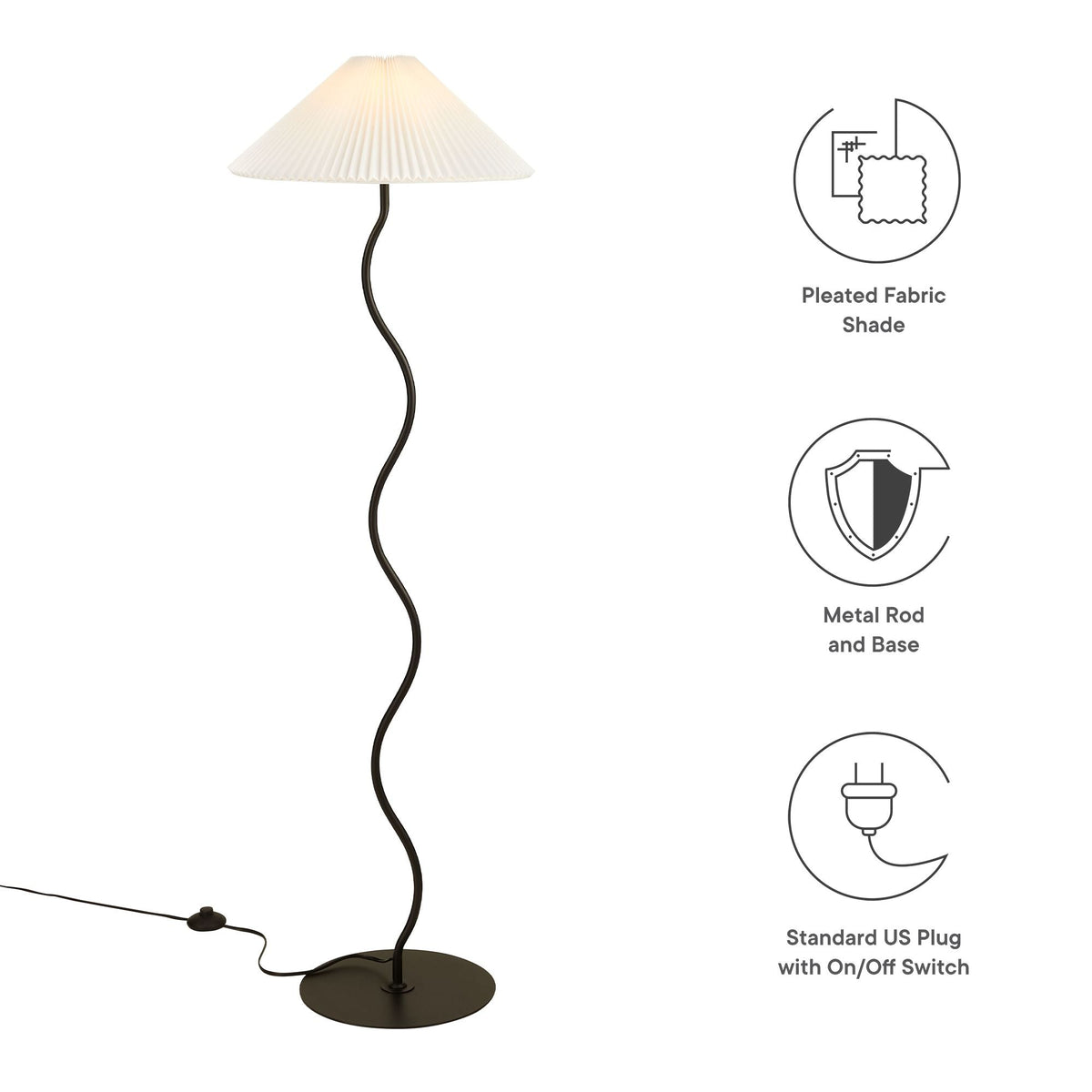 Wave Squiggle Floor Lamp - view 7
