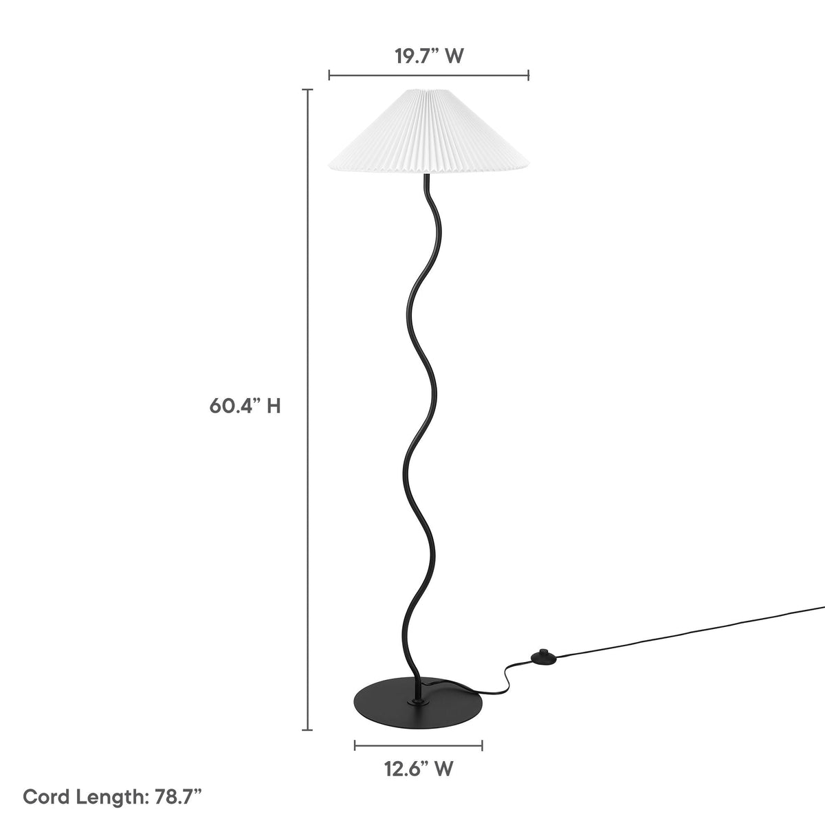 Wave Squiggle Floor Lamp - view 9