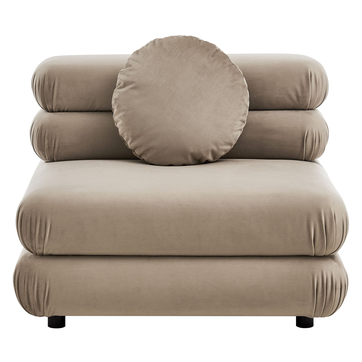 Jubilee Modular Performance Velvet Armless Chair