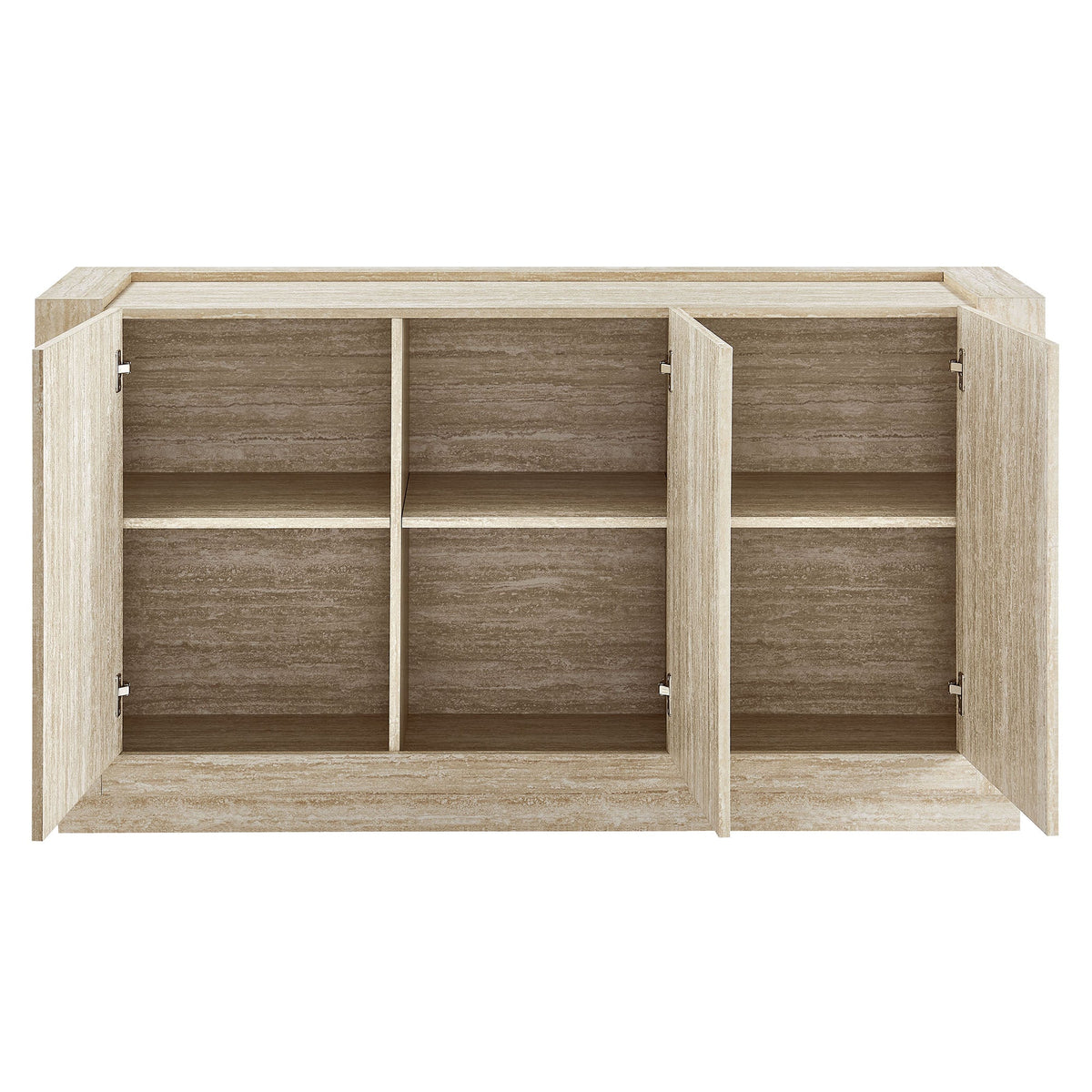 Hollis 59" Travertine Sideboard - view 5