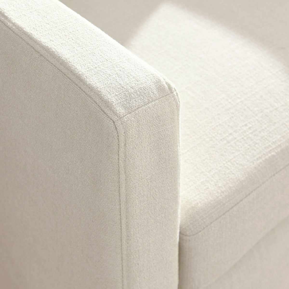 Serene Fabric Slipcovered Swivel Armchair