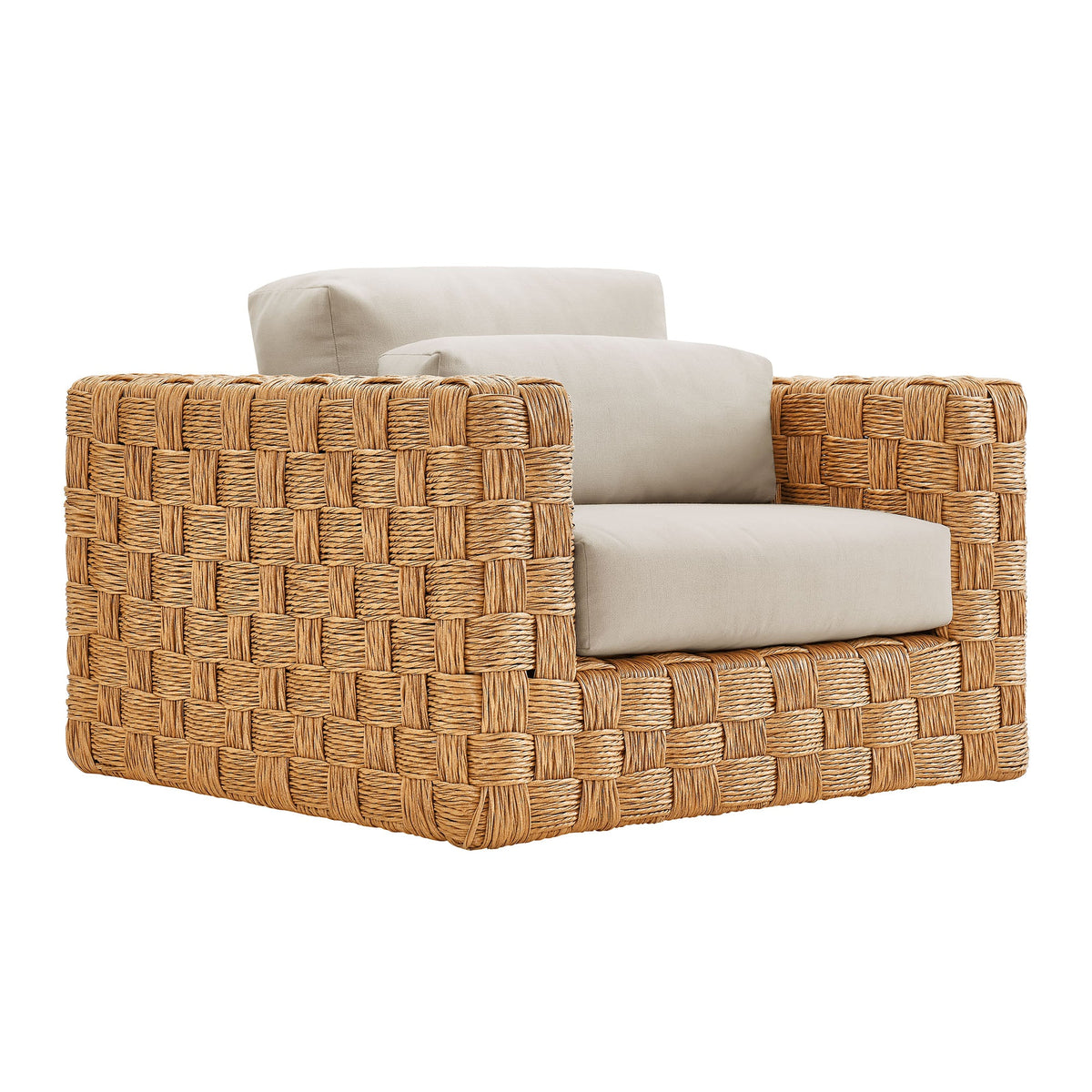 Thames Outdoor Patio Wicker Rattan Armchair