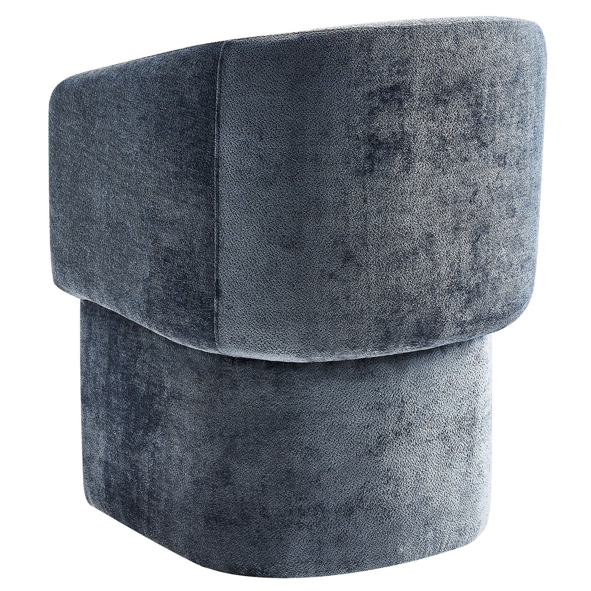 Verity Barrel Back Chenille Dining Armchair