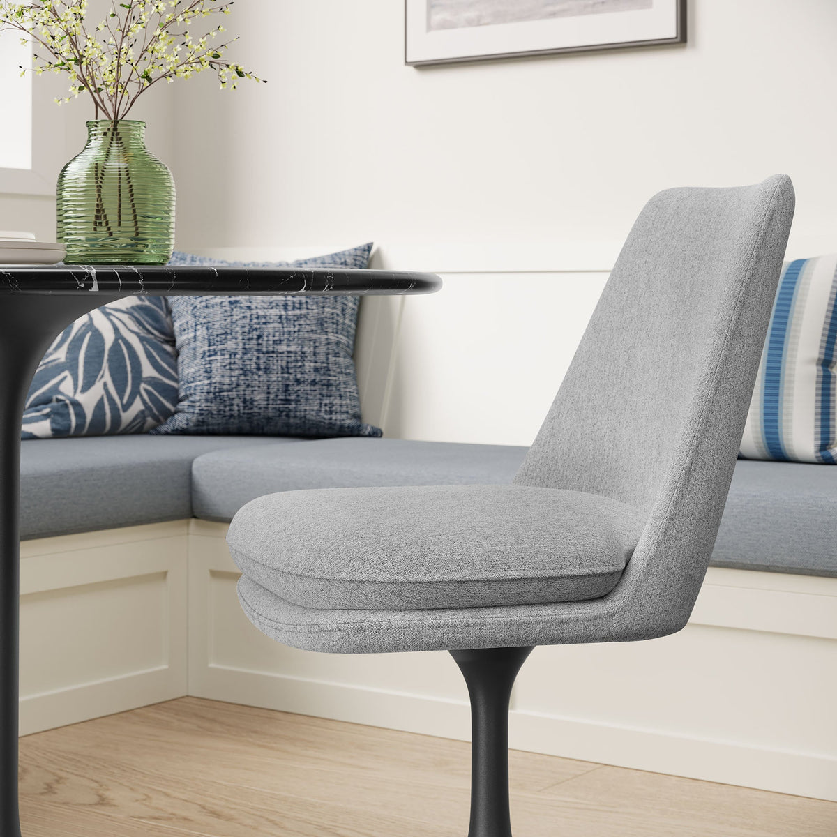 Lippa Swivel Dining Upholstered Side Chair