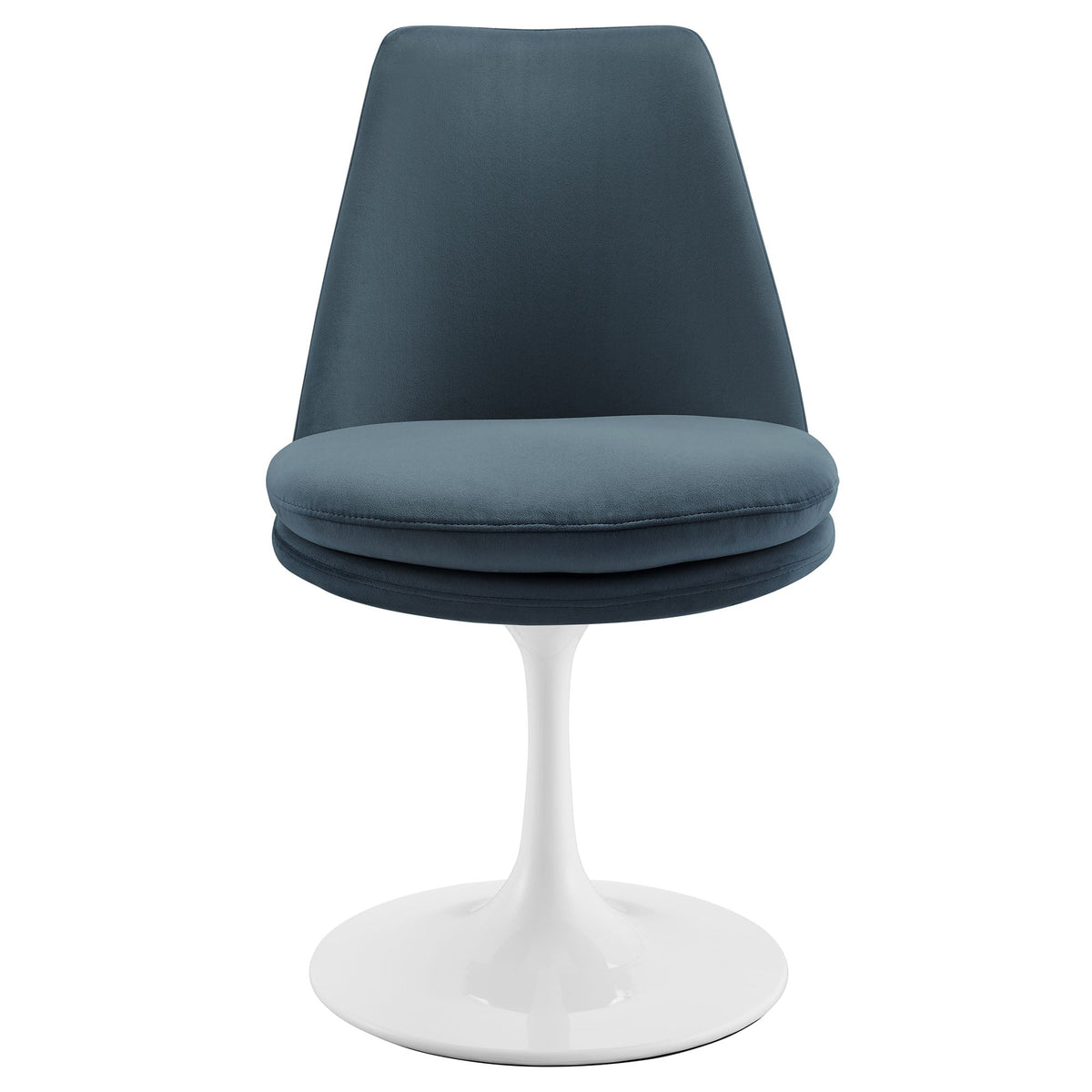 Lippa Swivel Dining Performance Velvet Side Chair