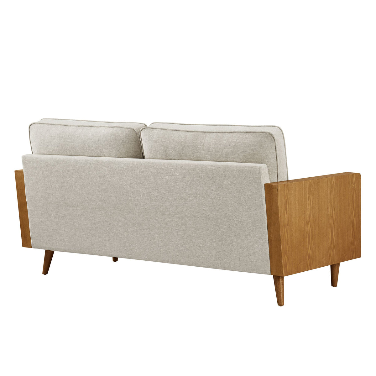 Kellan Heathered Fabric Upholstered Sofa - view 5