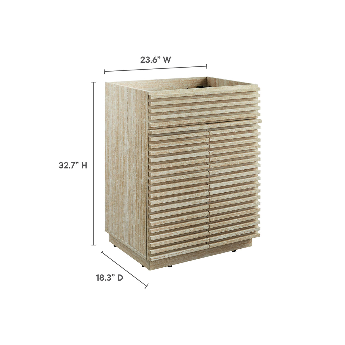 Render 18" and 24" Bathroom Cabinets Basin Not Included