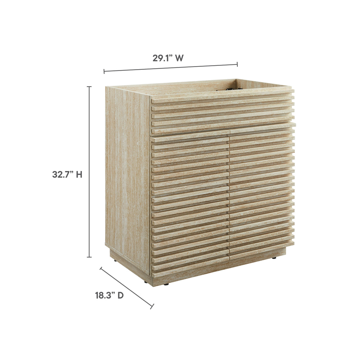 Render 30" and 36" Bathroom Cabinets Basin Not Included