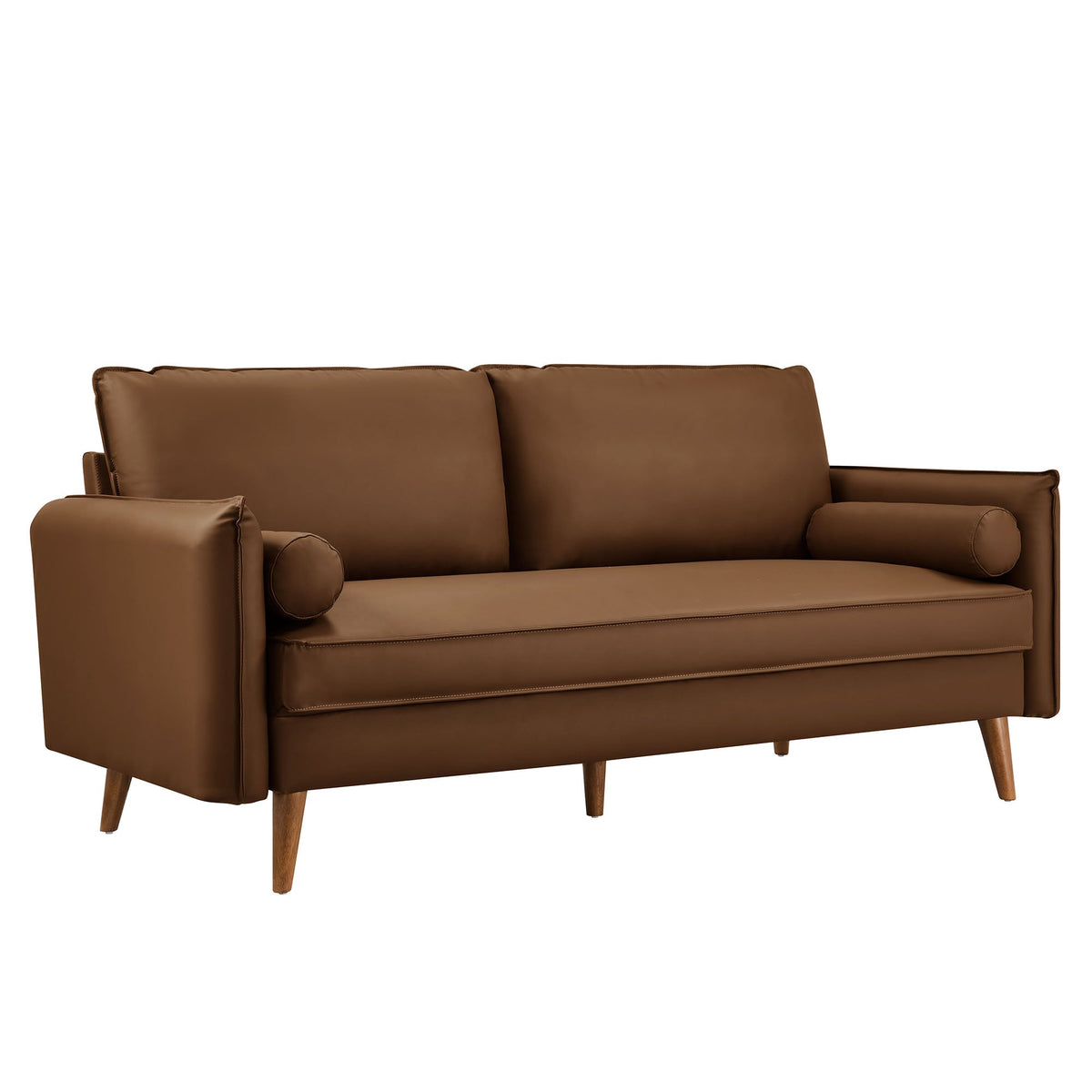 Revive Upholstered Vegan Leather Sofa - view 1