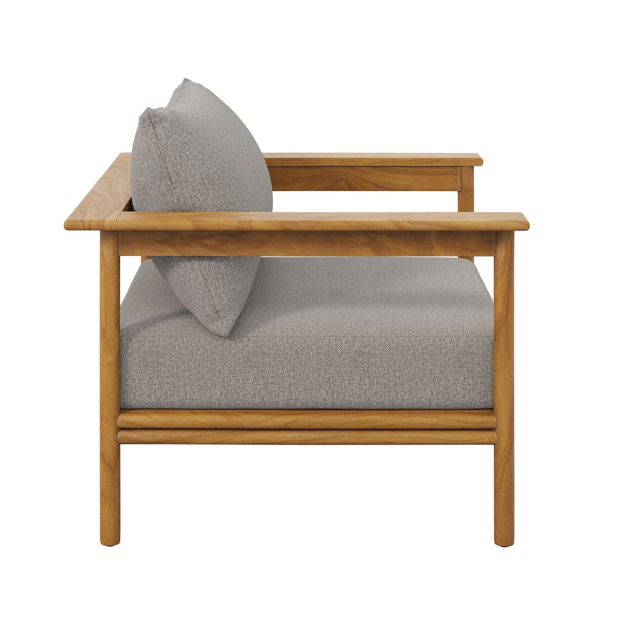 Wren Outdoor Patio Teak Wood Armchair - view 5