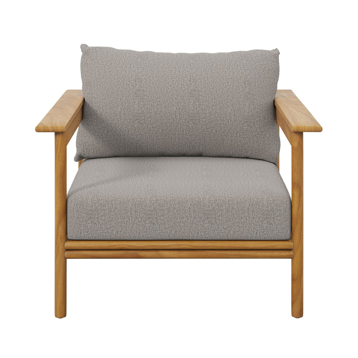 Wren Outdoor Patio Teak Wood Armchair - view 11