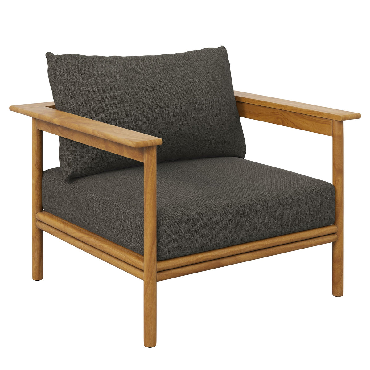 Wren Outdoor Patio Teak Wood Armchair - view 3