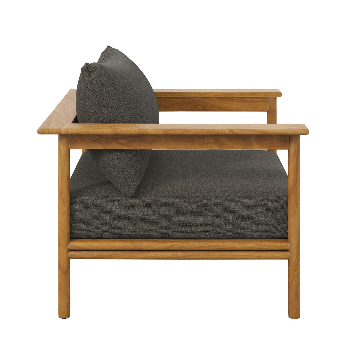 Wren Outdoor Patio Teak Wood Armchair - view 6