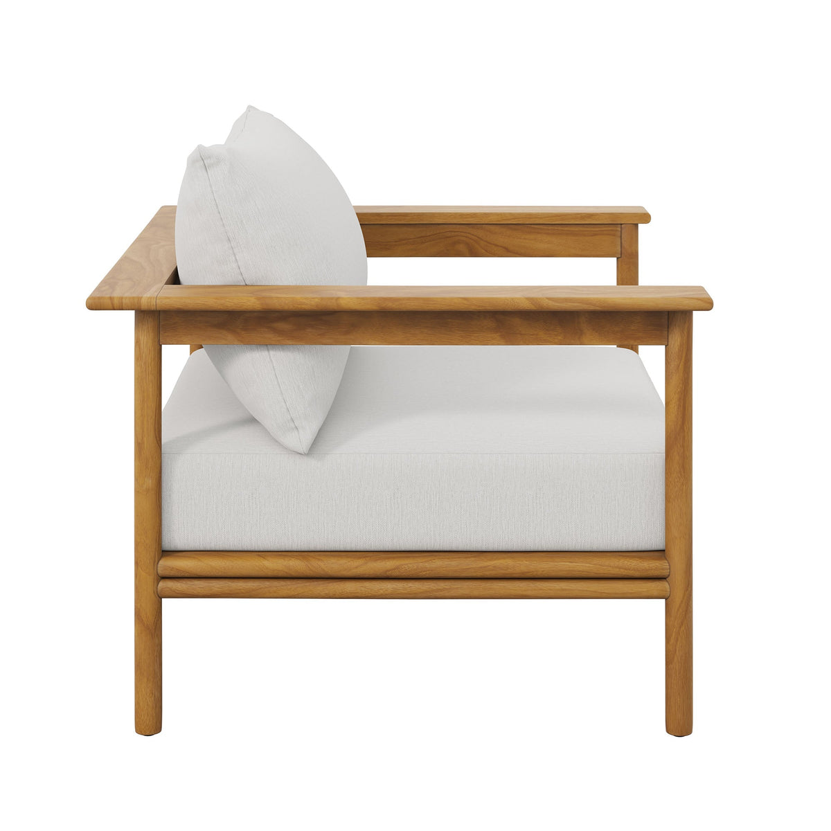Wren Outdoor Patio Teak Wood Armchair - view 4