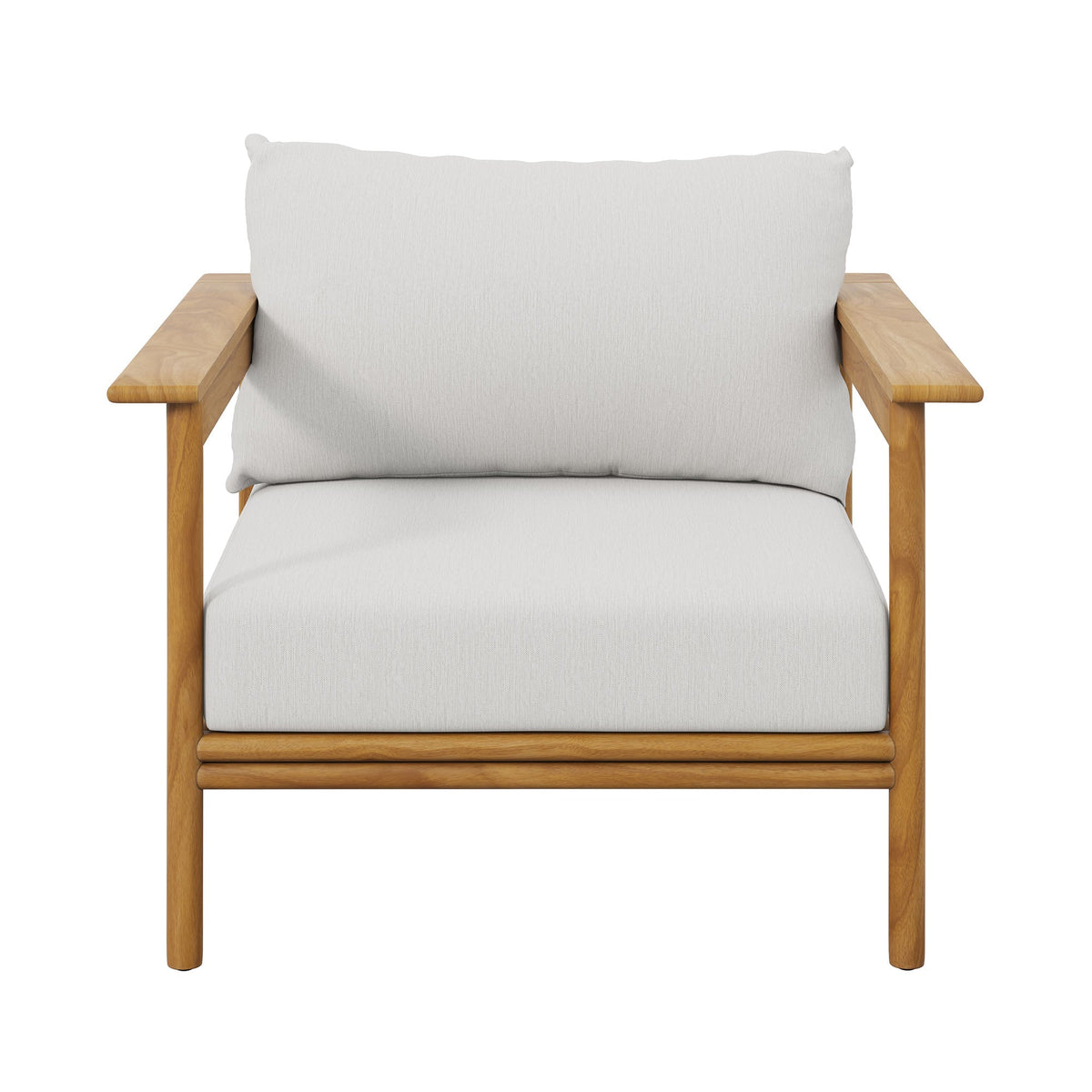 Wren Outdoor Patio Teak Wood Armchair - view 10