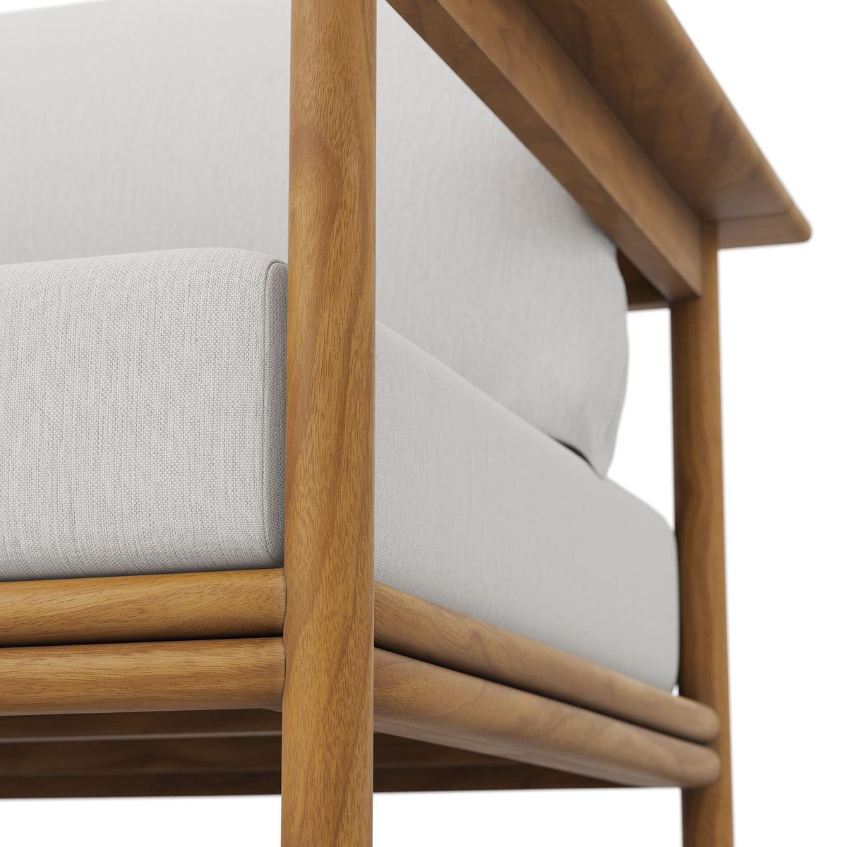 Wren Outdoor Patio Teak Wood Armchair - view 16
