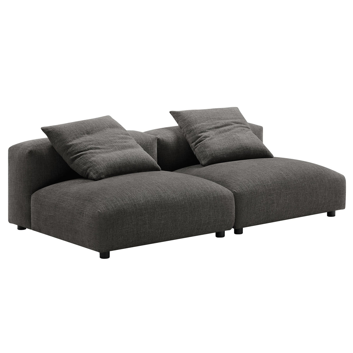 Solace 2-Piece Modular Upholstered Fabric Sofa - view 1