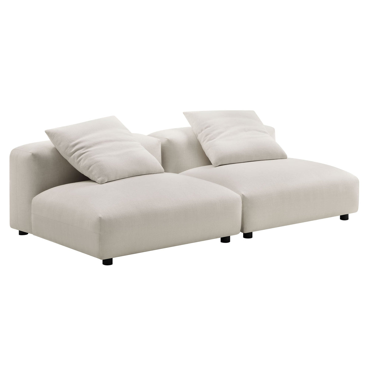 Solace 2-Piece Modular Upholstered Fabric Sofa - view 3