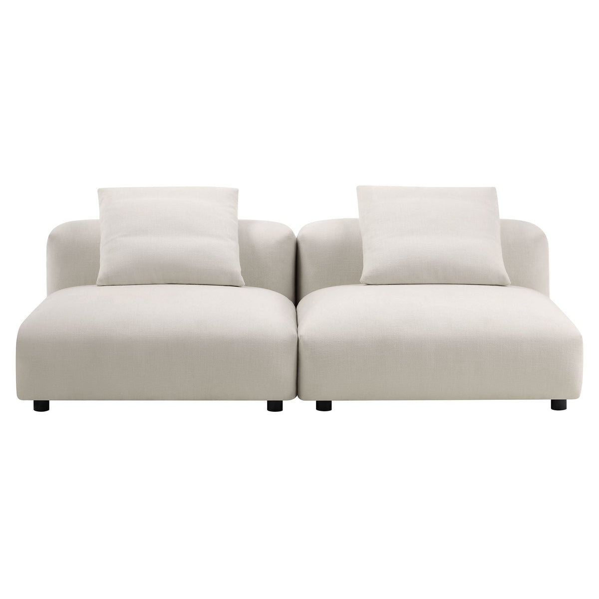 Solace 2-Piece Modular Upholstered Fabric Sofa - view 6