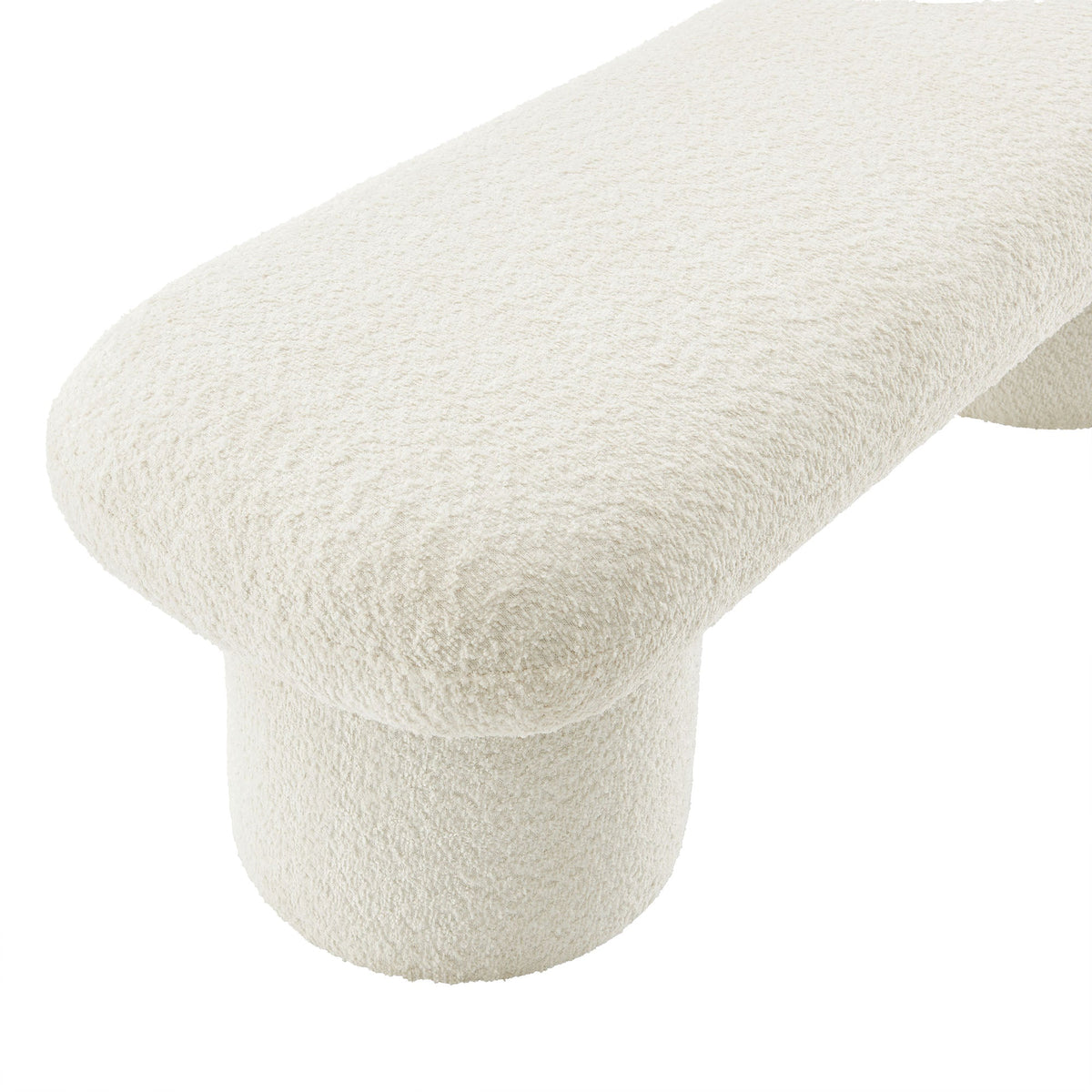 Orla Chenille Upholstered Bench - view 9
