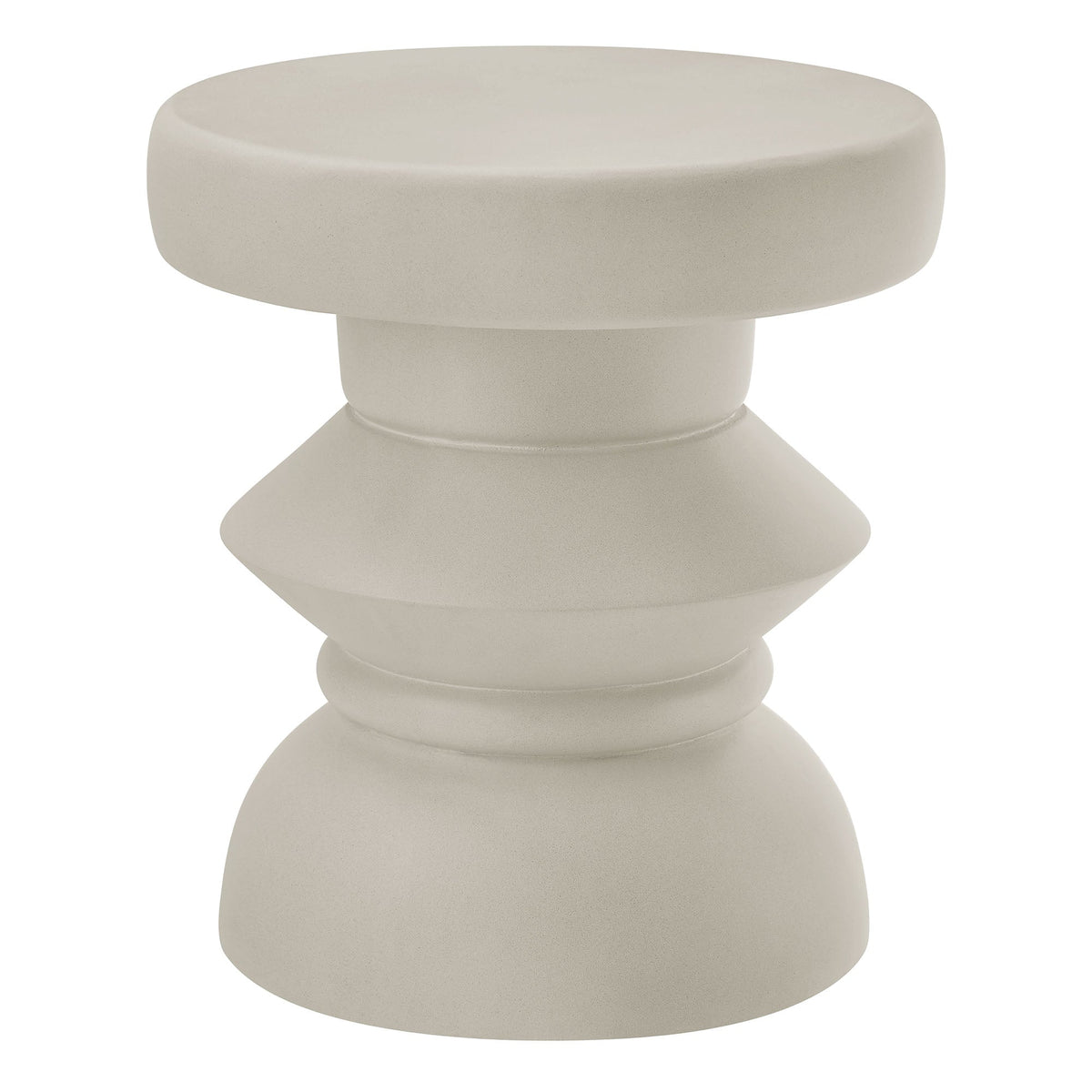 Terza Indoor - Outdoor Patio Concrete Side Table