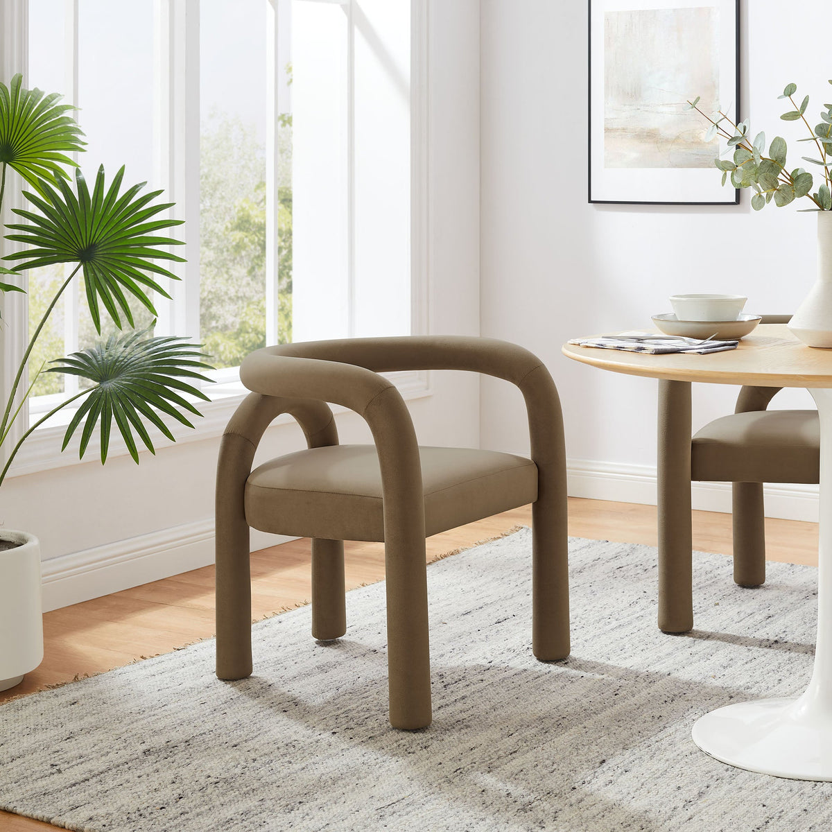 Astrid Performance Velvet Dining Chair