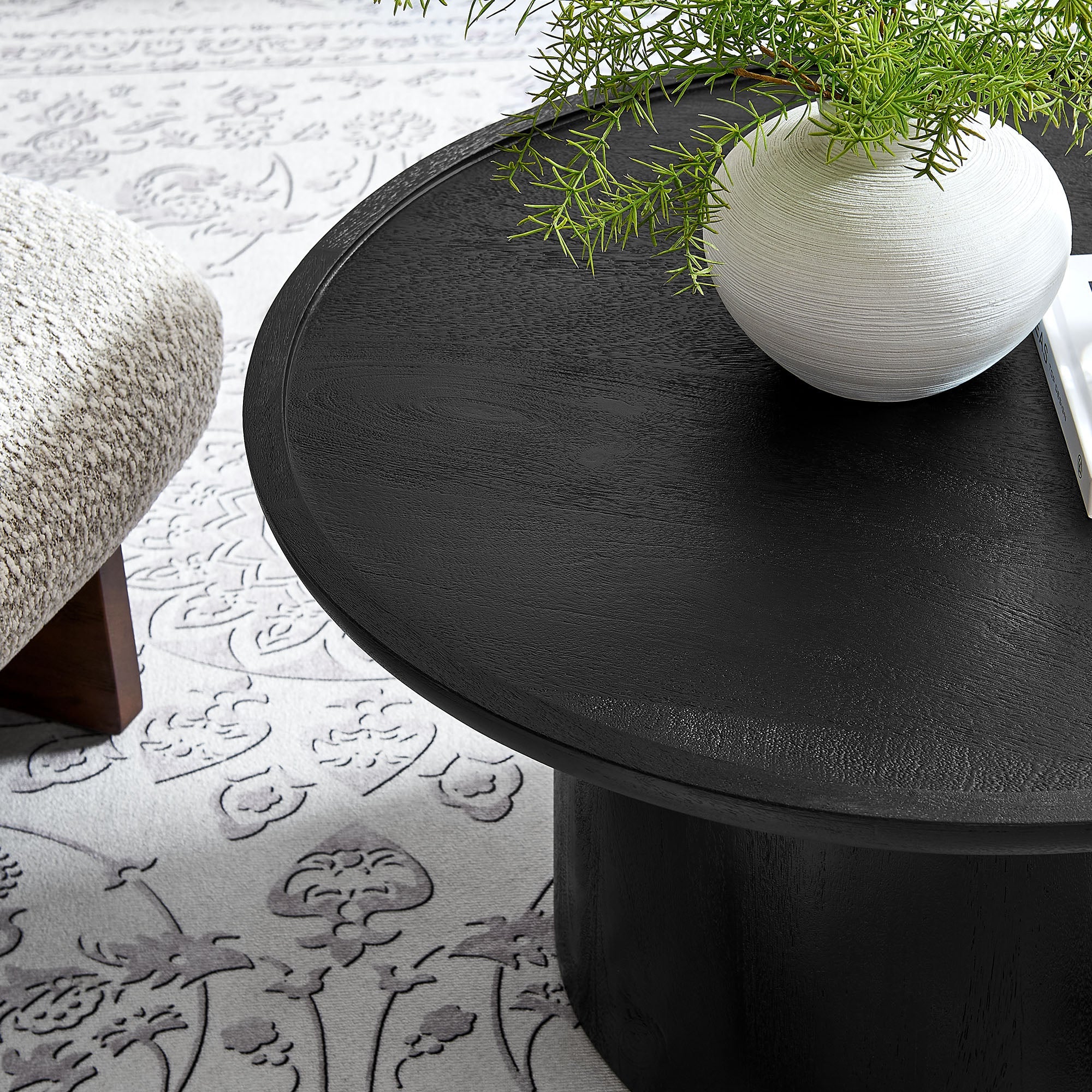 Holloway 30" Round Wood Coffee Table by Modway