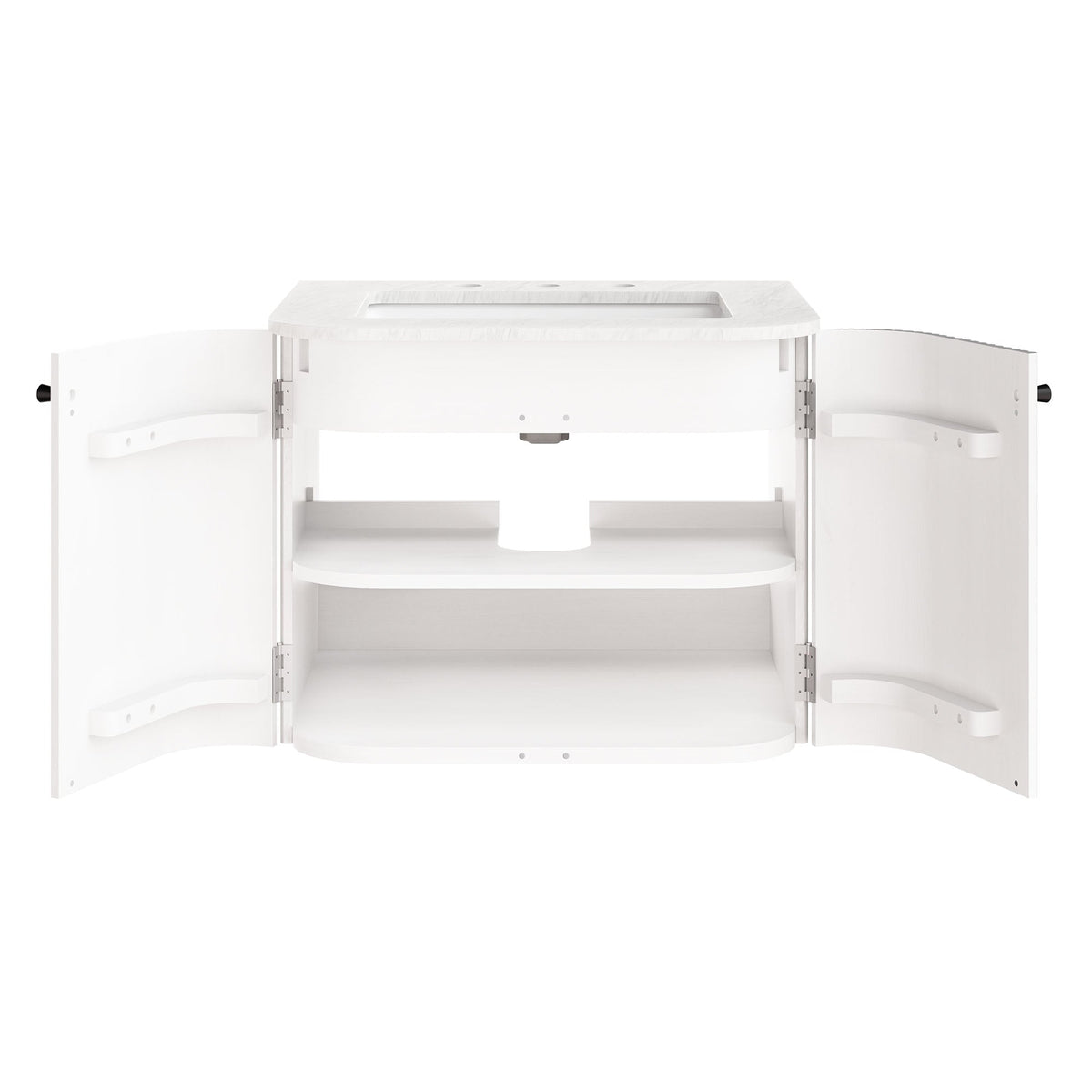 Zia Wall-Mount Bathroom Vanity with Marble Sink - view 33